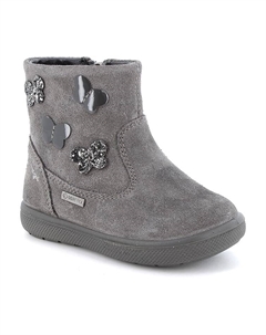 Ботинки Leder, серый Primigi