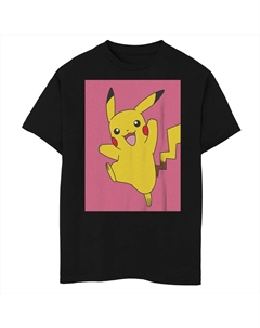Розовая футболка с рисунком Покемон Пикачу для мальчиков 8–20 лет Licensed character