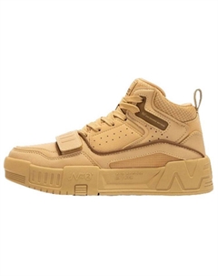 Кеды, скейтборд обувь женская высокая пергамент/шелуха коричневый 361