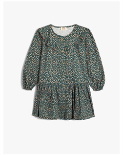 Платье, цвет grün gemustert Koton