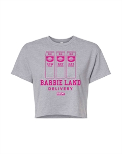 Футболка с рисунком «Барби: фильм Барби по суше» для юниоров, серый Licensed character