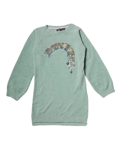 Платье für Mädchen, хаки Koroshi