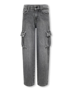 Джинсы Cargo KOGHARMONY, цвет dark grey denim Kids only