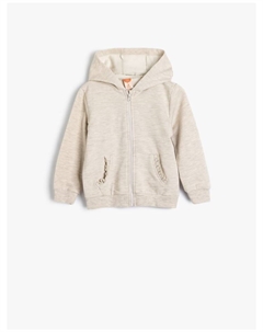 Толстовка, цвет beige melange Koton