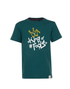 Футболка King of Fools, цвет racing-green Band of rascals
