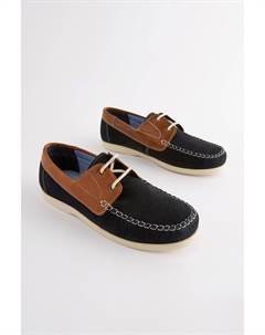 Кожаные мокасины, синий Next