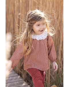 Детская блузка, гранатовый Tartine et chocolat