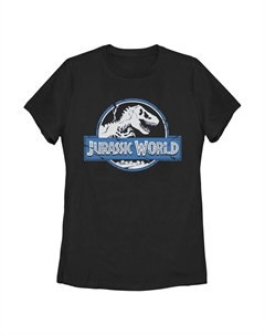 Футболка с логотипом Jurassic World Fallen Kingdom Cracked Blue Stone для юниоров Licensed character