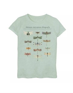 Футболка с рисунком Fifth Sun Dragonfly для девочек 7–16 лет, светло-зеленый Unbranded