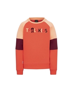 Пуловер Trollfjord, цвет sweet cherry Trollkids