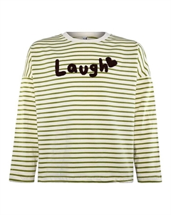 Лонгслив, цвет khaki/weiß Blue effect