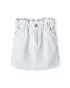 Юбка Knielange Röcke (Midi) 18 42, белый Minoti