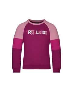 Пуловер Trollfjord, цвет plum/fireberry Trollkids