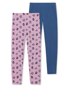 Леггинсы 95/5, цвет dunkelblau, rosa Schiesser