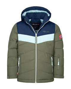 Зимняя куртка Gryllefjord, хаки Trollkids