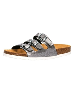 Мюли Pantolette Bioline Kids Glitter, цвет silberfarben Lico