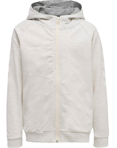 Худи Reißverschluss Cotton Hmlgo Multisport Kinder, цвет egret melange Hummel
