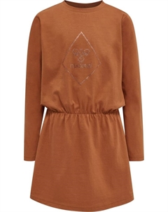 Платье Verstellbare Taille L/S Hmlluna Mädchen, цвет sierra Hummel