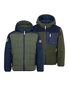 Зимняя куртка Sandvika, хаки Trollkids