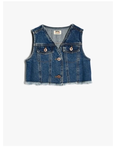 Джинсовая куртка Blazer, голубой Koton