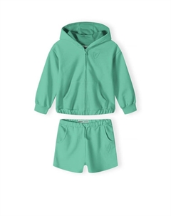 Худи 2tlg Set s 18FLEECE 13, зеленый Minoti