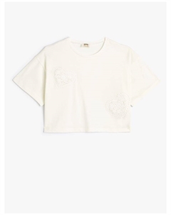 Футболка T shirt, экрю Koton