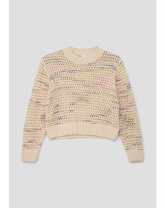 Пуловер sOliver Strick langarm, бежевый S.oliver