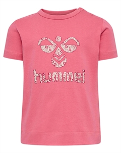 Футболка S/S Hmljocha Mädchen, цвет desert rose Hummel