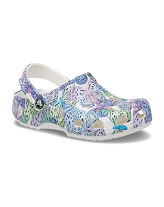 Сабо Butterfly, красочный Crocs