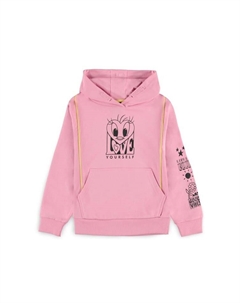 Худи Kinder, розовый Looney tunes