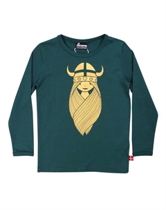 Рубашка с длинным рукавом Wikingerprinzessin Freja Glitter, зеленый Danefae