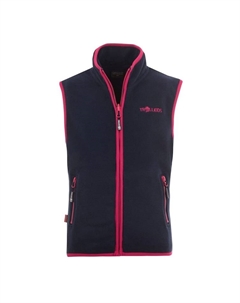 Флисовый жилет Arendal, цвет navy/pink Trollkids