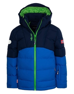 Зимняя куртка Gryllefjord, цвет blau/dunkelblau Trollkids