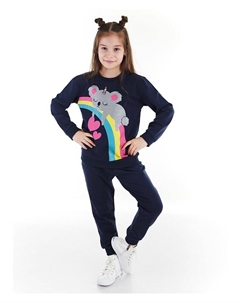 Спортивные брюки 2tlg Outfit Koala, темно-синий Denokids