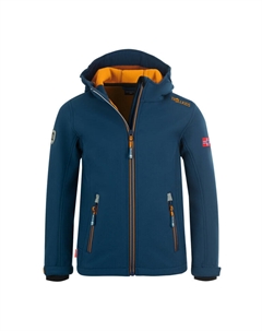 Куртка Trollfjord, цвет mystic blue/yellow Trollkids