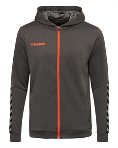 Худи Reißverschluss Hmlauthentic Multisport Kinder, цвет asphalt Hummel