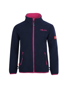 Флисовая куртка Oppdal XT, цвет navy/pink Trollkids