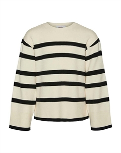 Пуловер, цвет creme/schwarz Vero moda girl