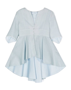 Пальто с фестонами, синий Amaya