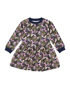 Платье Sweat, цвет dunkelblau/khaki Lamino