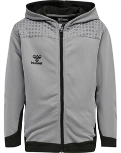 Худи Reißverschluss Hmllead Fußball Kinder, цвет grey melange Hummel