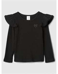 Лонгслив, черный Gap