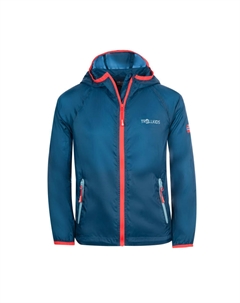 Куртка Fjell, цвет petrol/red Trollkids