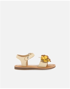 Кожаные сандалии для девочек с регулируемой застежкой из переработанных материалов, мультиколор Gioseppo