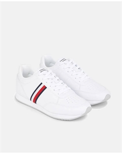 Кроссовки с боковым флагом, белый Tommy hilfiger