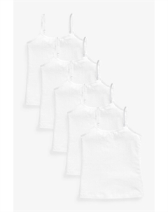 Набор маек, 5 предметов, белый Next