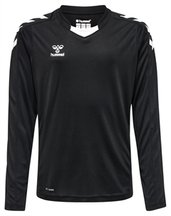 Футболка Trikot L/S Hmlcore Xk Poly Jersey L/S Kids, черный Hummel