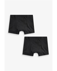 Комплект из 2 пар молодежных менструальных шорт, черный Next