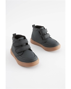 Туфли на теплой подкладке с застежкой-липучкой, черный Next