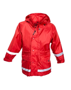 Дождевик für Mädchen atmugnsaktiv, красный Bms sailing wear